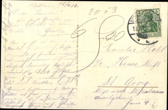 Postcard Schwarzenbek in Lauenburg, park of the convalescent home