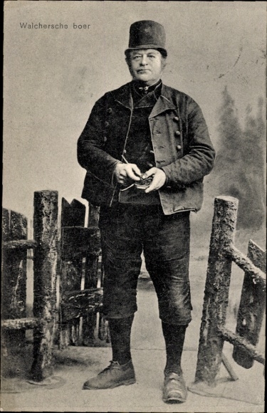 KP Walcheren Zeeland, portret miejscowego rolnika