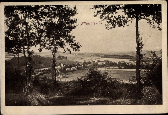 Ansichtkaart Altensalz Neuensalz Vogtland, overzicht