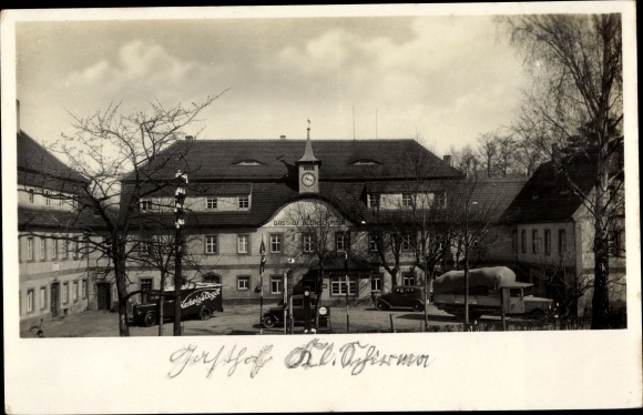 Ak Kleinschirma Oberschöna in Sachsen, Gasthof