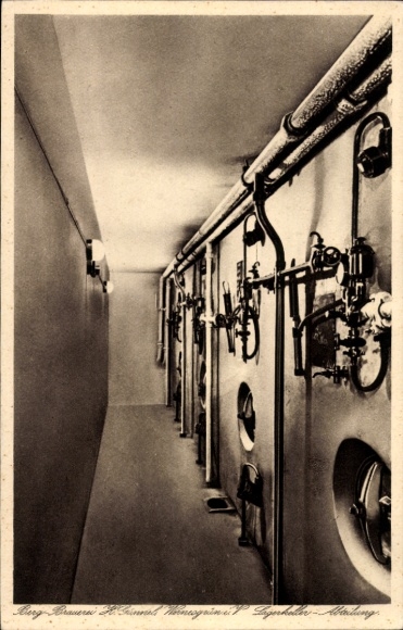 Postcard Wernesgrün Steinberg in Vogtland, mountain brewery, storage cellar department