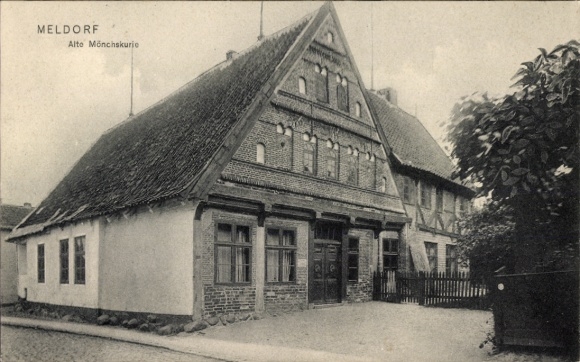 Ak Meldorf in Holstein, Alte Mönchkurie