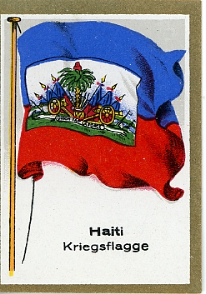 Collective image flags non-European. Countries No. 314 Haiti War Flag