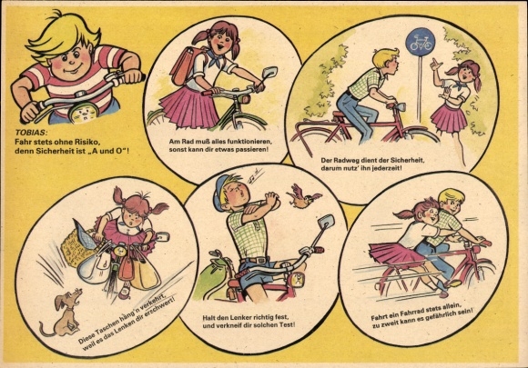 Timetable GDR Presidium People&#39;s Police Berlin, road safety around 1970