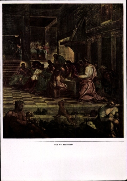 Collective picture Baroque painting, Jacopo Tintoretto, The Last Supper