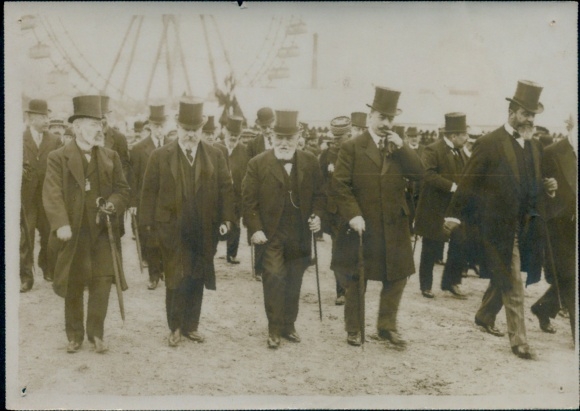 Photo Paris, agricultural exhibition, opening, politician, Poincare