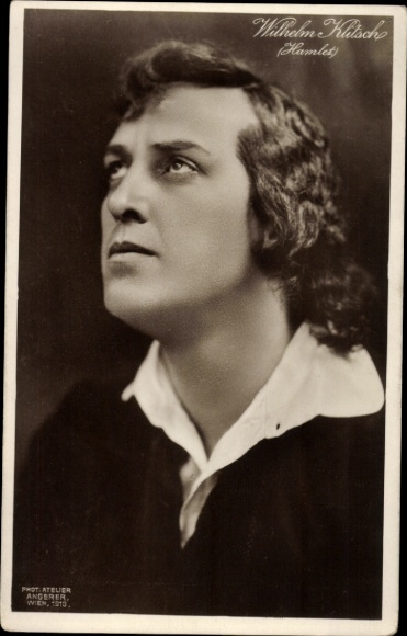 Postcard actor Wilhelm Klitsch, Hamlet