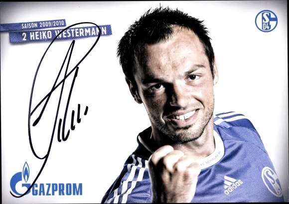 Ak Autogramm, Fußballer Heiko Westermann, Schalke 04, Portrait