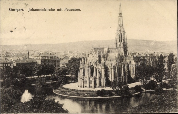 PC Stuttgart am Neckar, Johanneskirche, Feuersee