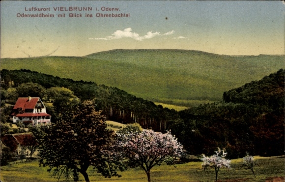 Postcard Vielbrunn Michelstadt im Odenwald, Odenwaldheim, Ohrenbachtal
