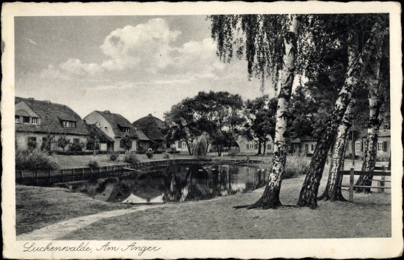 Postcard Luckenwalde in Brandenburg, Am Anger