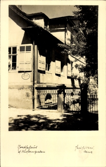 Foto Ak Jena in Thüringen, Fürstengraben, Goethehaus