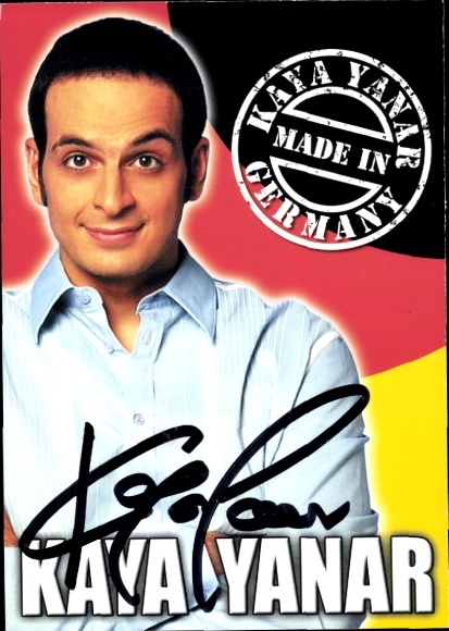 KP aktor Kaya Yanar, portret, autograf, komik, program Made in Germany