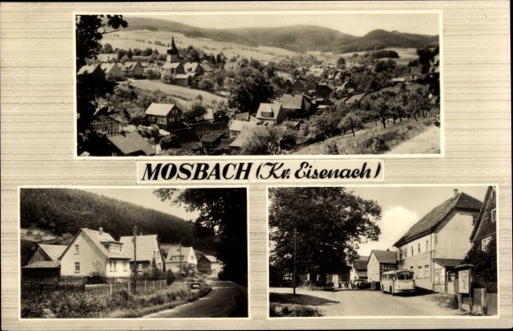 PC Mosbach Wutha Farnroda, partial view, street view, settlement