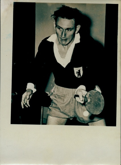 Photo table tennis state championships Berlin, Wedel, 1951