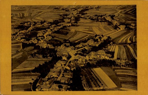 Postcard Legelshurst Willstätt in Ortenaukreis, aerial photograph