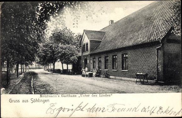 Ak Söhlingen Hemslingen Niedersachsen, Möhrmann's Gasthaus Unter den Linden