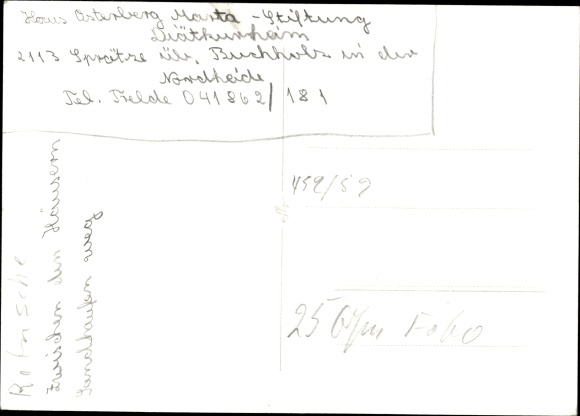 Photo Postcard Sprötze Buchholz in the Nordheide, Haus Osterberg, Marta Foundation