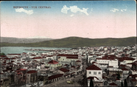 Ak Beirut Beirut Libanon, Zentralansicht