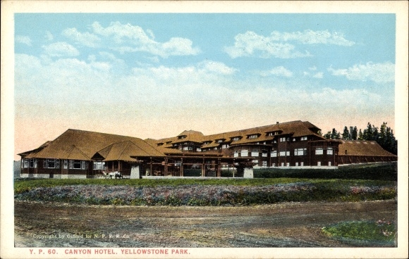 Ak Wyoming VS, Yellowstone Nationaal Park, Canyon Hotel
