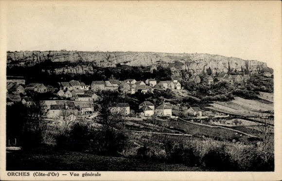 Postcard Orches Côte-d'Or, general view