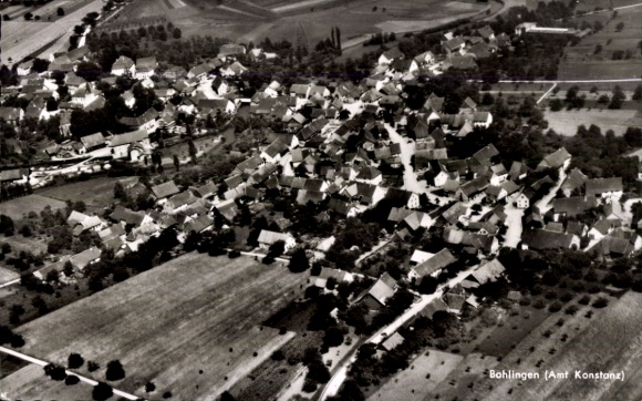 Postcard Bohlingen Singen Hohentwiel Baden Württemberg, aerial photograph