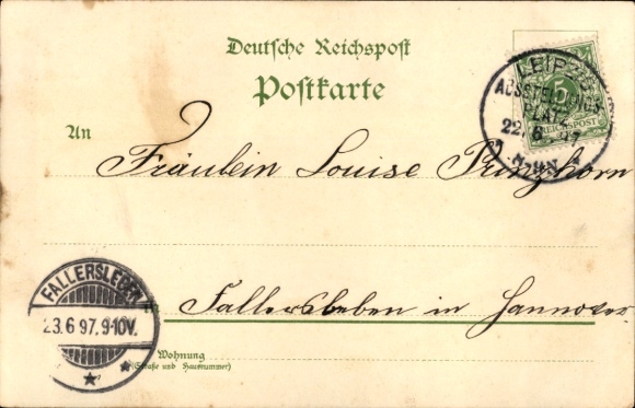 lito Leipzig w Saksonii, Wystawa Przemysłowo-Handlowa 1897, Dom Mody, Budynek Handlowy