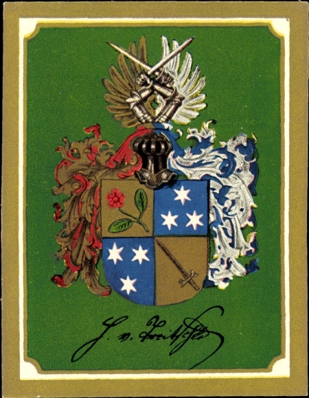 Collection picture Glorious German Coats of Arms No. 195, Heinrich v. Treitschke, national historian