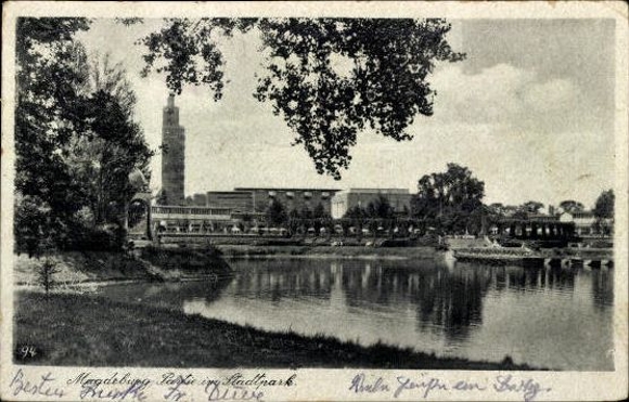 50 Ak Magdeburg Elbe, diverse Ansichten, kleinformatig