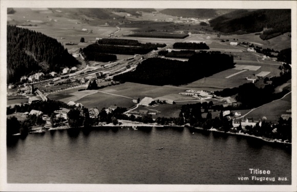 Postcard Titisee Neustadt im Breisgau Hochschwarzwald, aerial photograph