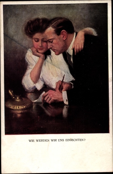 Kunstenaarskaart Underwood, Clarence, How will we set our up, Munk 833