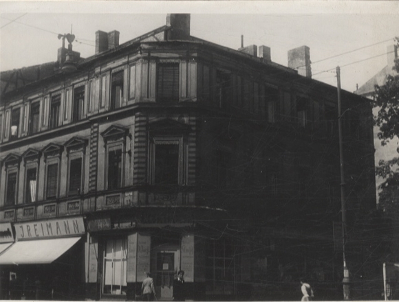 Original photo Berlin Steglitz, Schlossstraße 21, around 1946, approx. 13 x 18 cm