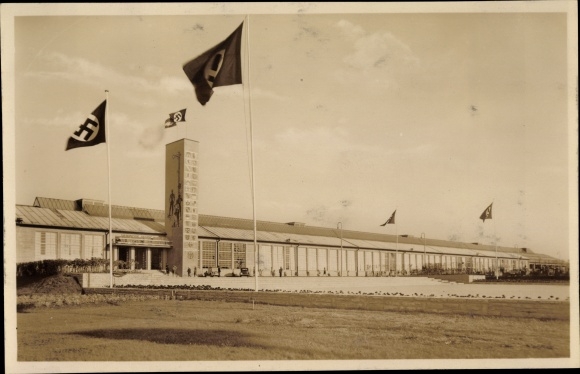 Foto Ak Nürnberg in Mittelfranken, Bahnhof Reichsparteitagsgelände