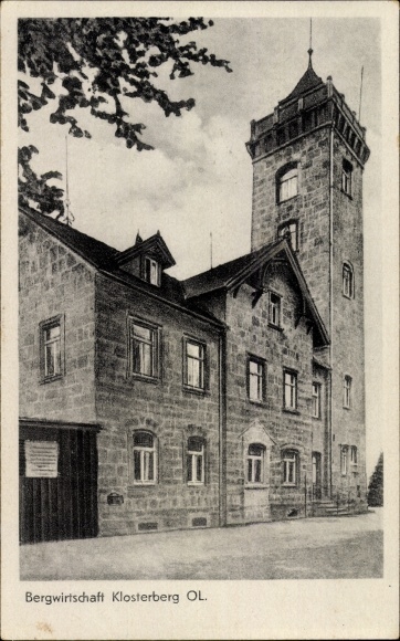 Postcard Demitz Thumitz Oberlausitz Sachsen, Bergwirtschaft Klosterberg, owner Fritz Rößler