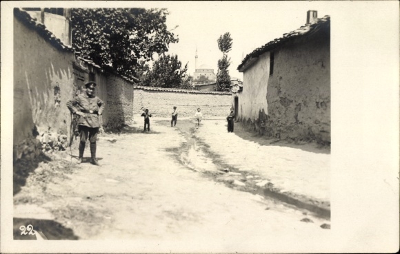 Photo Postcard Macedonia, alley in the Turkish quarter