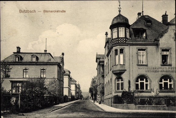 PC Butzbach im Taunus Hessen, Bismarckstrasse, Sparkasse