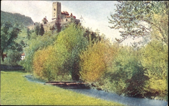 Postcard Friesach in Carinthia, Geiersburg