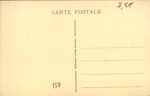 Postcard Le Folgoet Finistère, procession, Pardon ar Folgoet