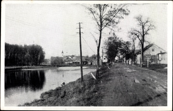 PC Wien 22. Donaustadt Probsdorf, Uferpartie, street view, houses
