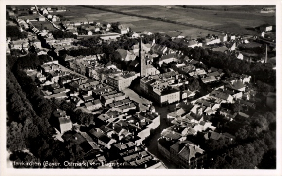 Photo Pfarrkirchen in Lower Bavaria, aerial photograph