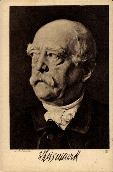 Artysta KP Petersen, Walter, książę Otto von Bismarck, portret