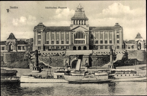 KP Szczecin Szczecin Pomorze, Muzeum Miejskie, saloon parowiec