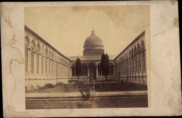 CDV Pisa Toscana, Campo Santo, 1869