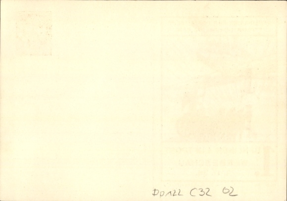 Postal stationery Postcard Roski, Berlin, 1 Berlin Airmail, advertising show 01.11.1936