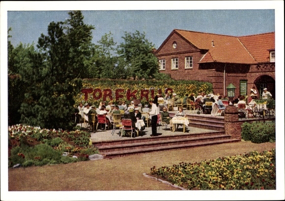Postcard Wiesmoor in Ostfriesland, Hotel Inn Torfkrug