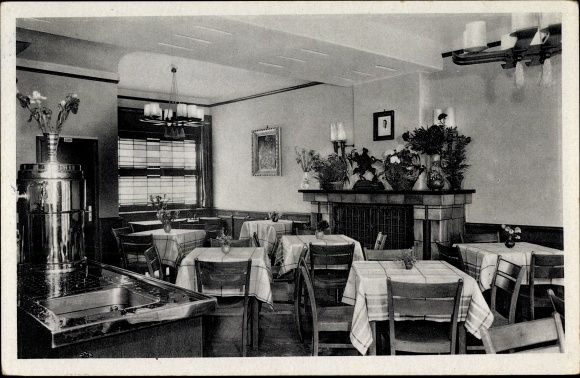 Postcard Marsberg in the Hochsauerland district, restaurant and café, owner Andreas Gerlach