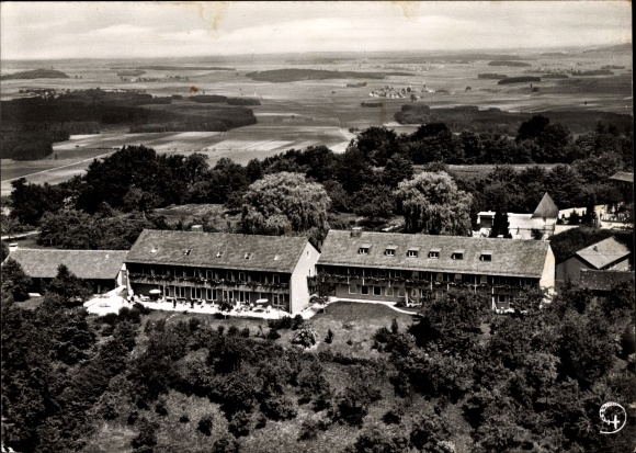 Postcard Sulzbürg Mühlhausen in der Oberpfalz, family convalescent home, aerial view