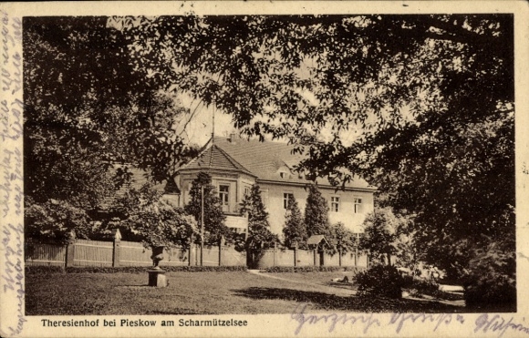 Postcard Pieskow Bad Saarow in der Mark, Theresienhof