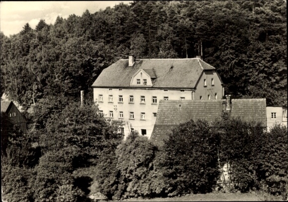 Ak Naundorf Cossern Boven-Lausitz, Herberg bij de molen