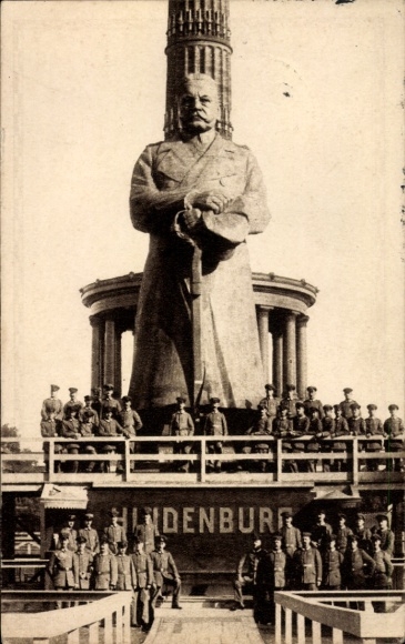 Postcard Berlin Tiergarten, The Iron Hindenburg, George Marshal, Victory Column